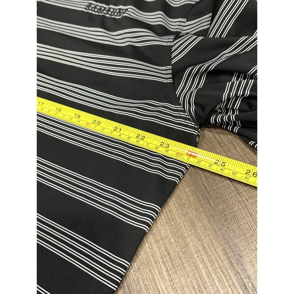 Nike Golf Dri Fit Short Sleeve Size XL Striped Tour Performance Men's Polo - Picture 7 of 7